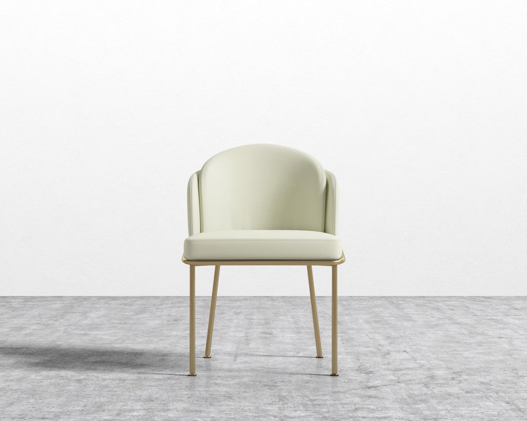 Angelo Dining Chair - Black - Angelo, PU Leather - Monaco Cream