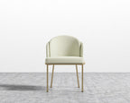 Angelo Dining Chair - Black - Angelo, PU Leather - Monaco Cream