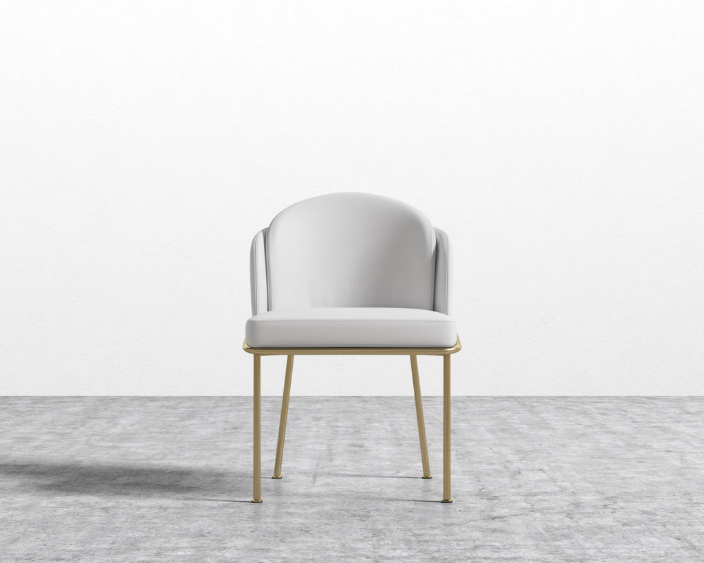 Angelo Dining Chair - Black - Angelo, PU Leather - Monaco White