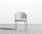 Angelo Dining Chair - Black - Angelo, PU Leather - Monaco White