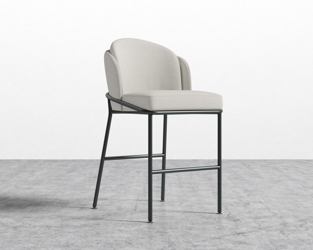 Angelo Counter Stool - Black - Angelo, Modern Felt - Alesund