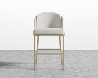 Angelo Counter Stool - Modern Felt - Alesund - Brass