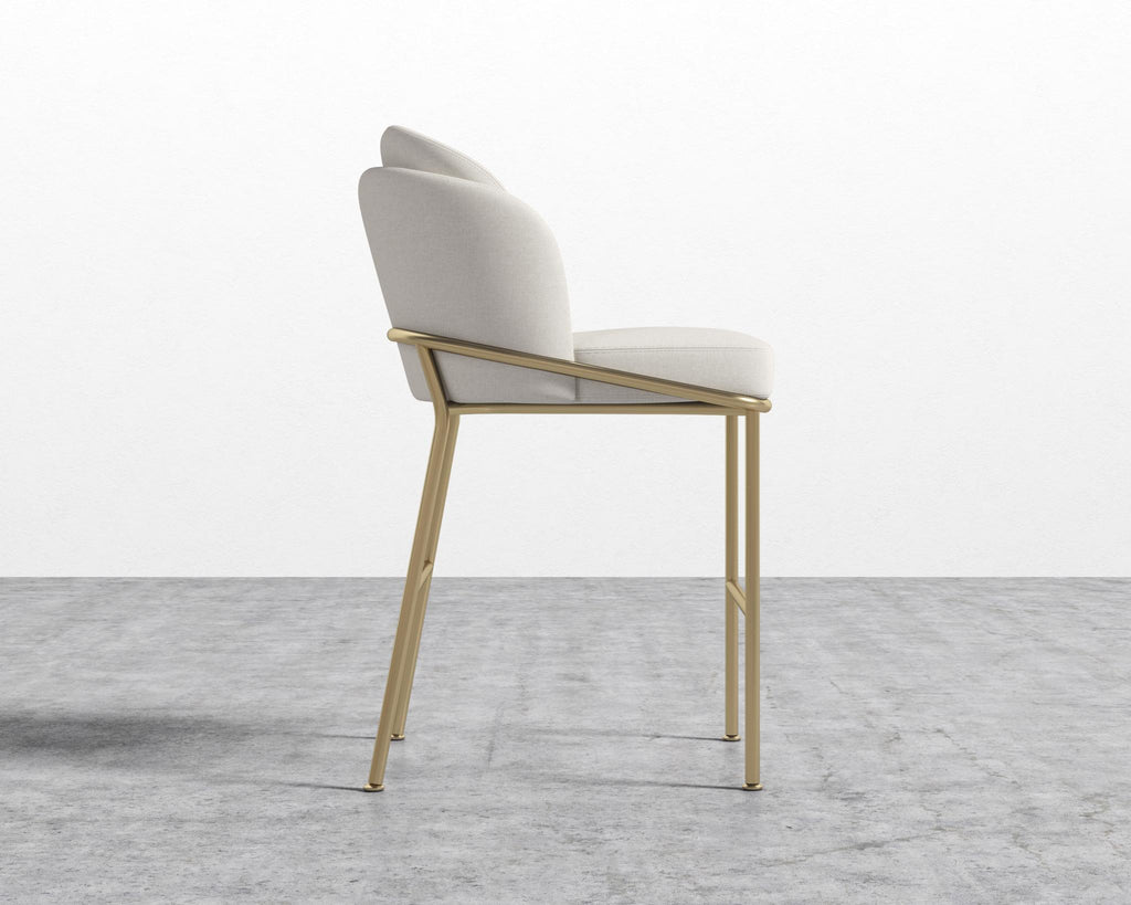 Angelo Counter Stool - Modern Felt - Alesund - Brass
