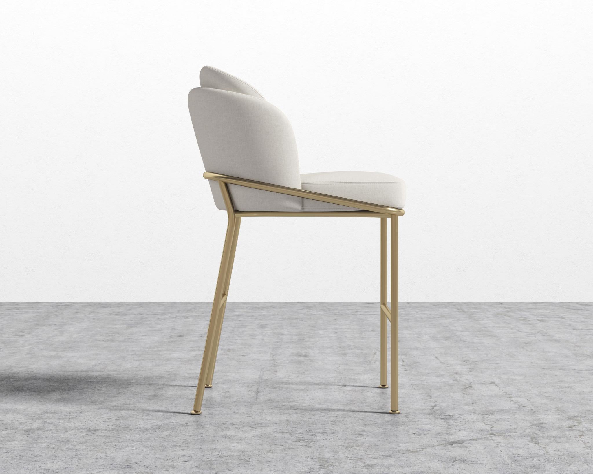 Angelo Counter Stool - Modern Felt - Alesund - Brass