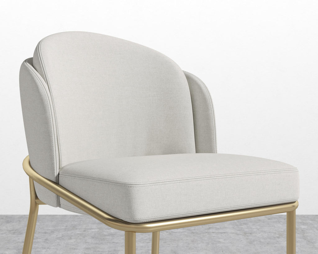 Angelo Counter Stool - Modern Felt - Alesund - Brass