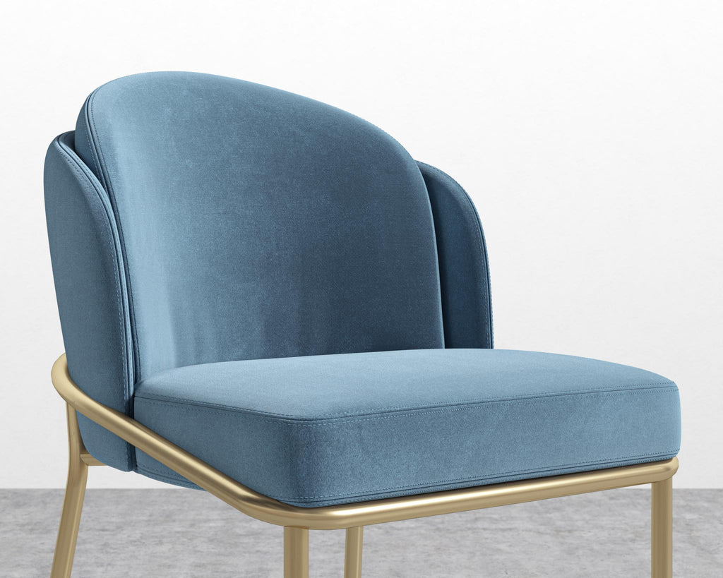 Angelo Counter Stool - Black - Angelo, Plush Velvet - Solstice