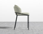 Angelo Counter Stool - Black - Angelo, PU Leather - Monaco Cream