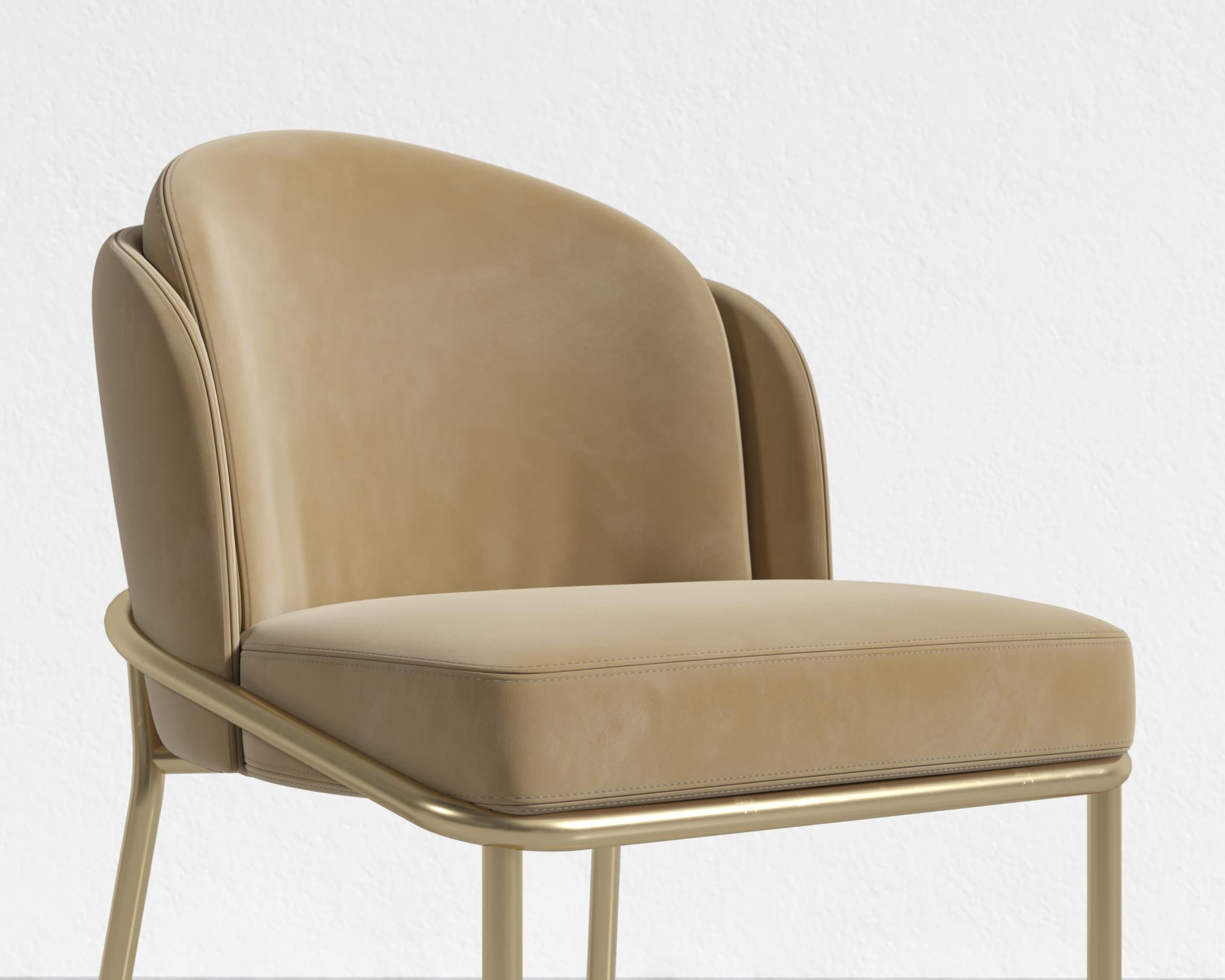 Angelo Counter Stool - Black - Angelo, Plush Velvet - Dune