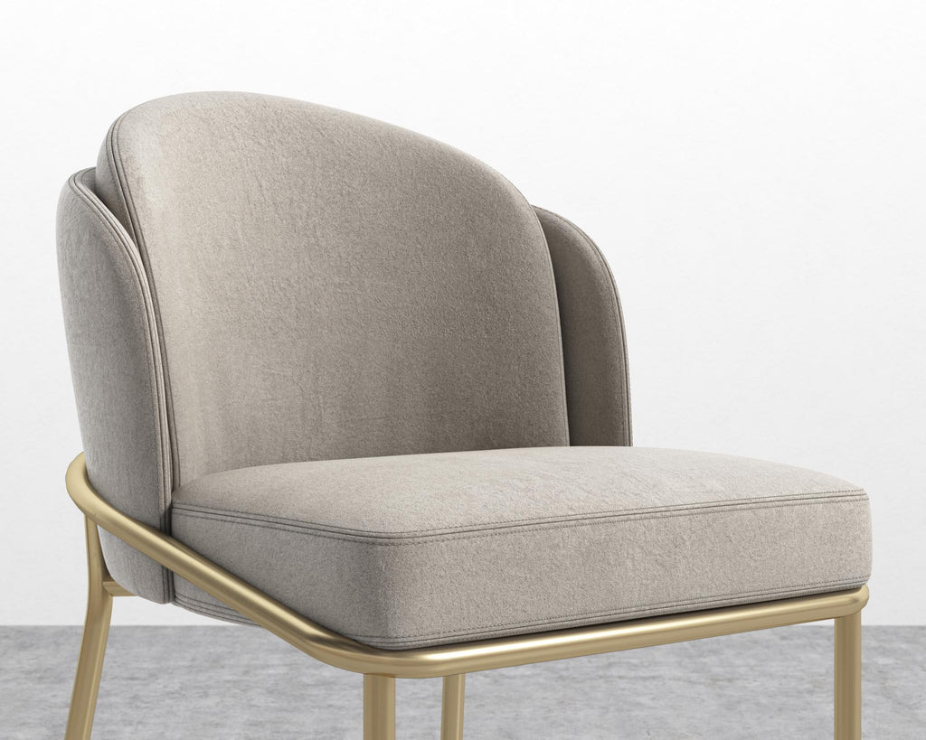 Angelo Counter Stool - Black - Angelo, Venice Vegan Suede - Latte