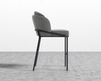 Angelo Counter Stool - Black - Angelo, Venice Vegan Suede - Strato