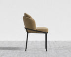 Angelo Dining Chair - Black - Angelo, Plush Velvet - Dune