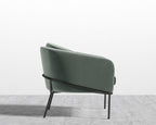 Angelo Lounge Chair - Black - Angelo, Plush Velvet - Moonstone