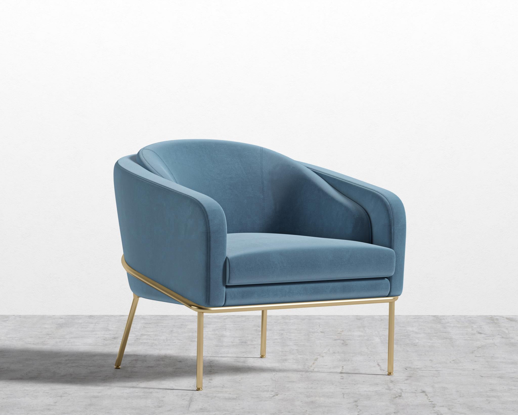 Angelo Lounge Chair - Black - Angelo, Plush Velvet - Solstice