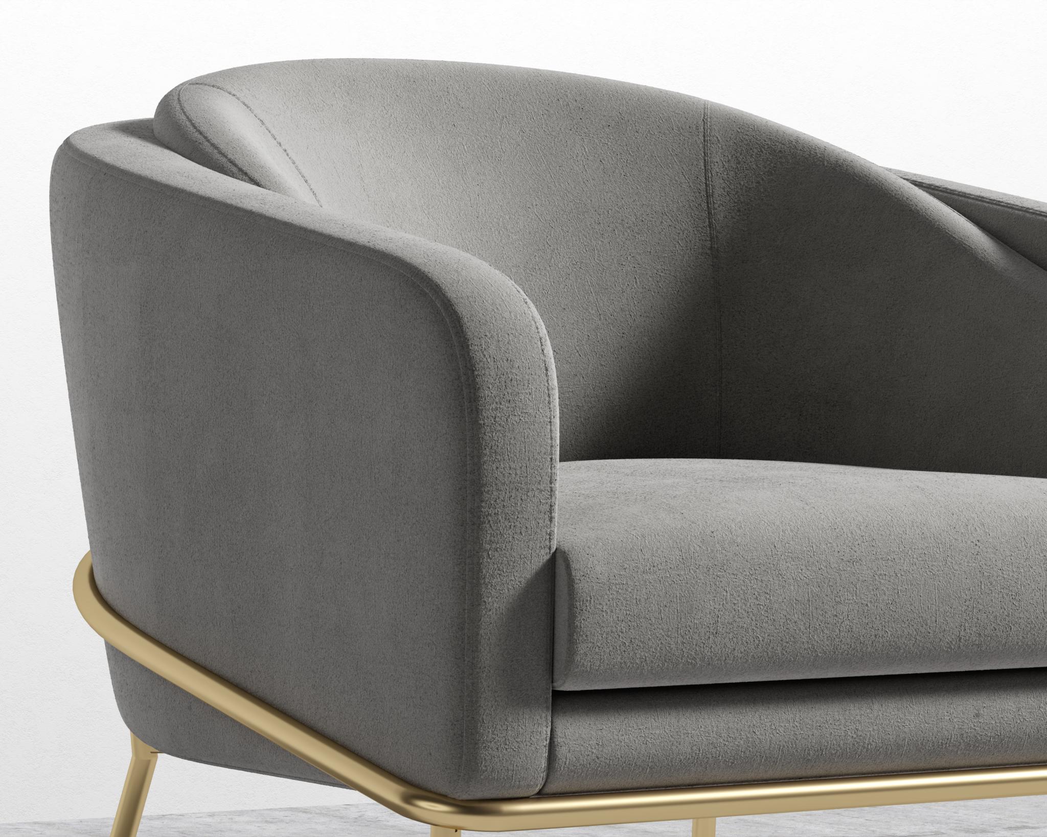 Angelo Lounge Chair - Black - Angelo, Venice Vegan Suede - Strato