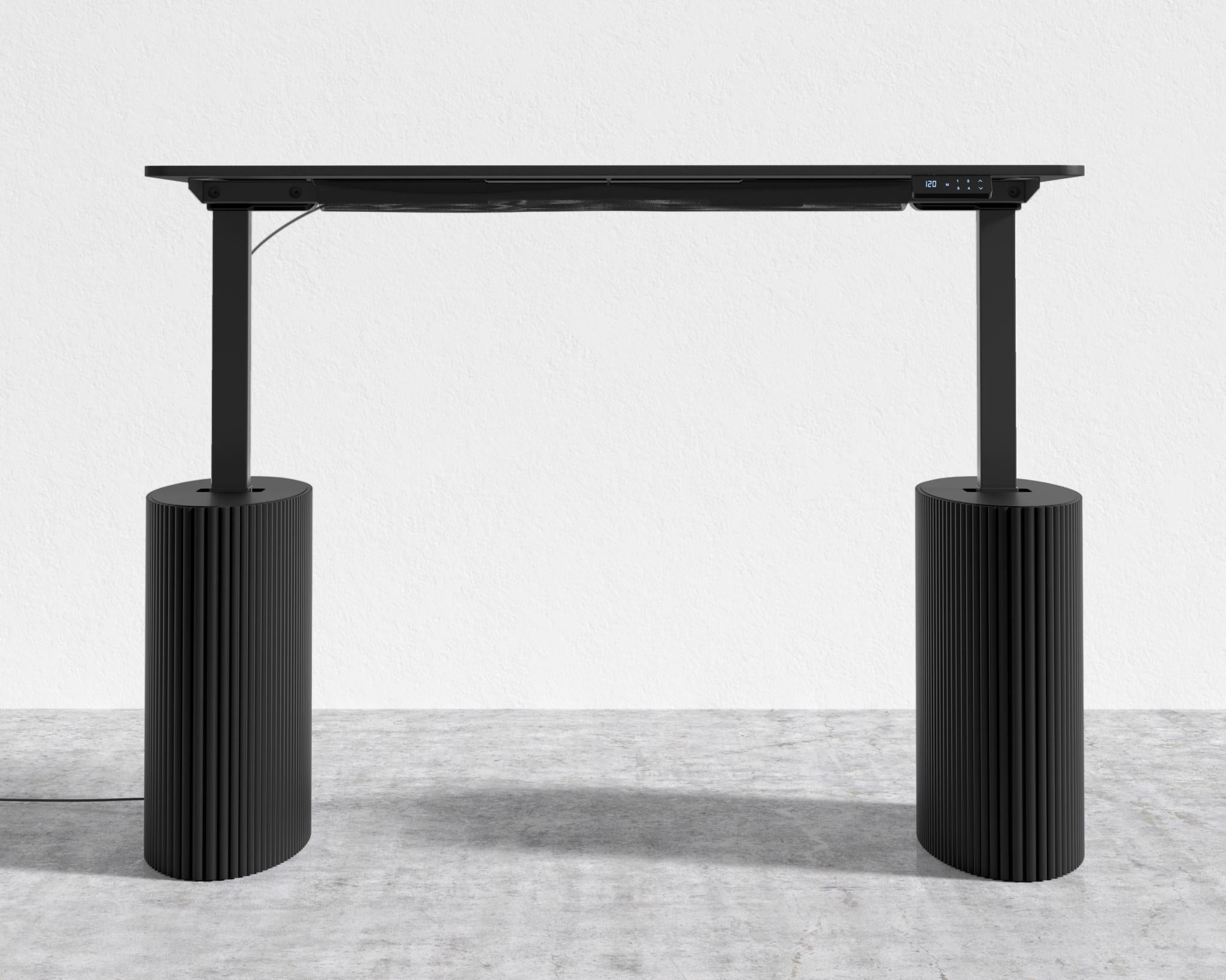 Athena Standing Desk - Black, Ebony