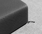 Bali Outdoor Ottoman Cover - Outdoor Cover - Black