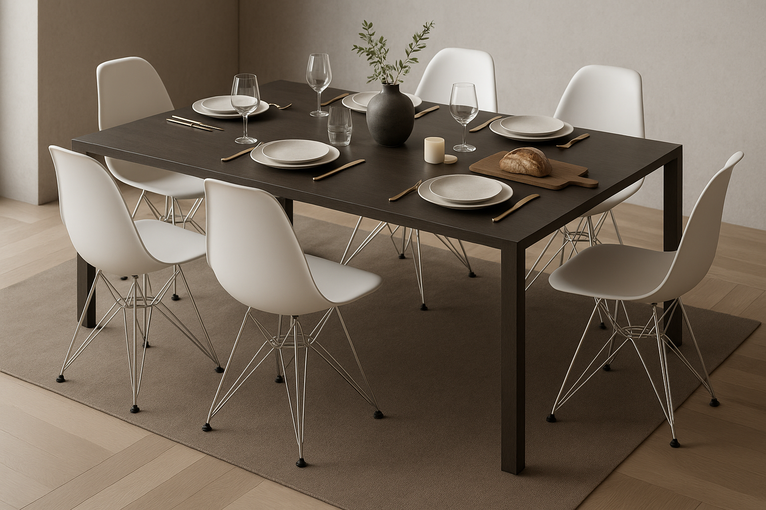 DSR Molded Plastic Side Chair - Set