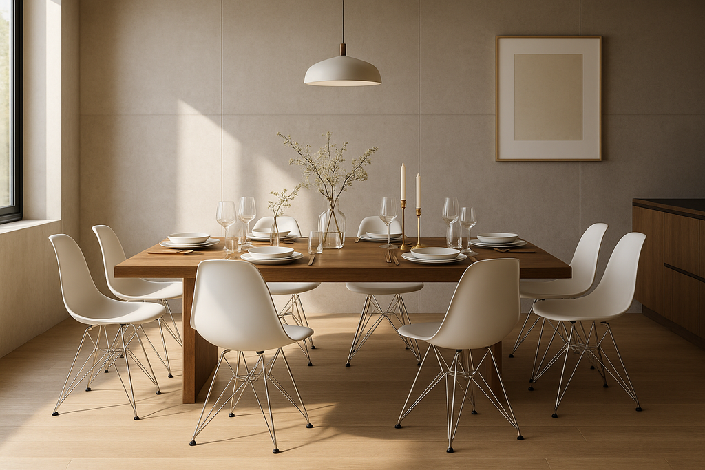 DSR Molded Plastic Side Chair - Set