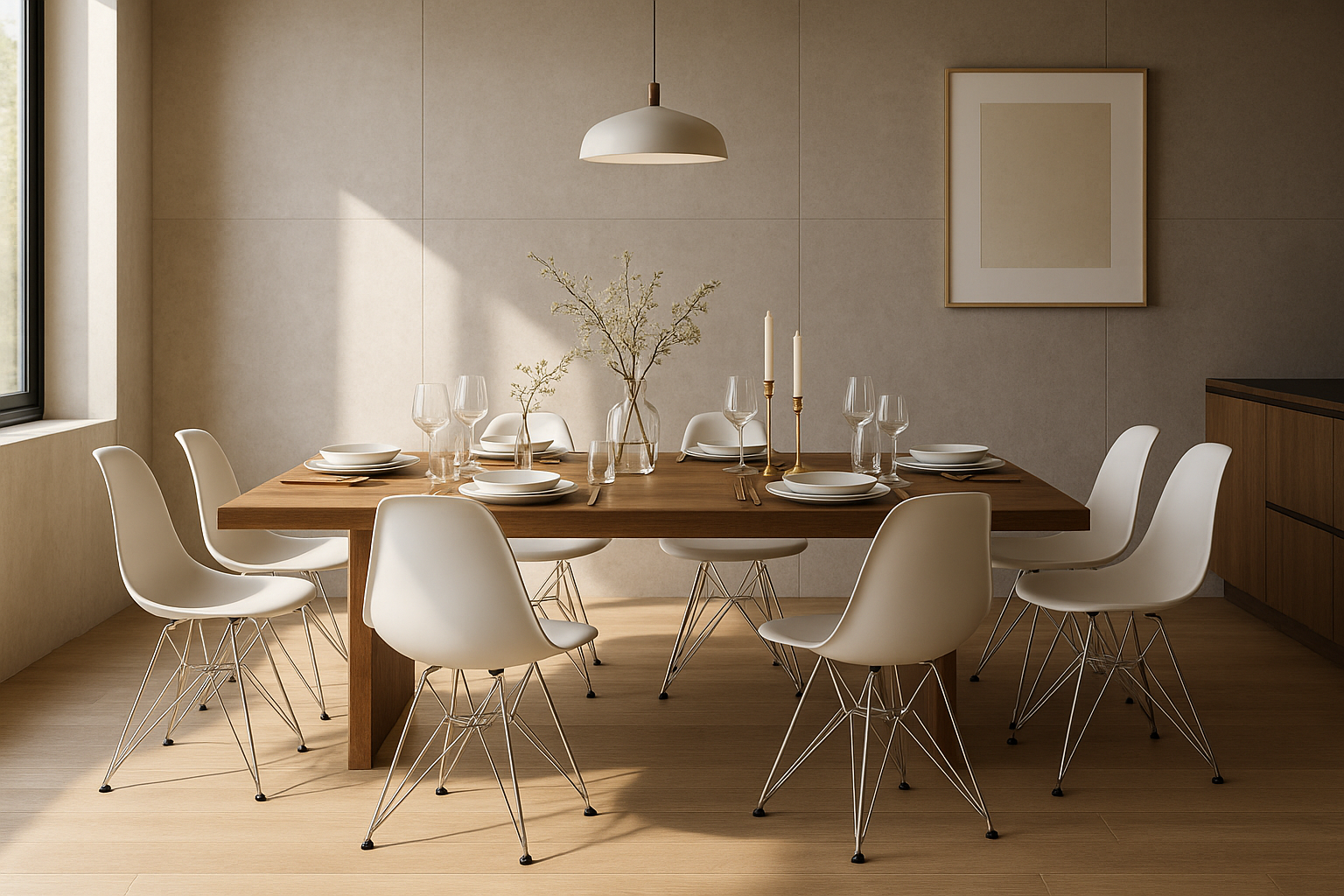 DSR Molded Plastic Side Chair - Set