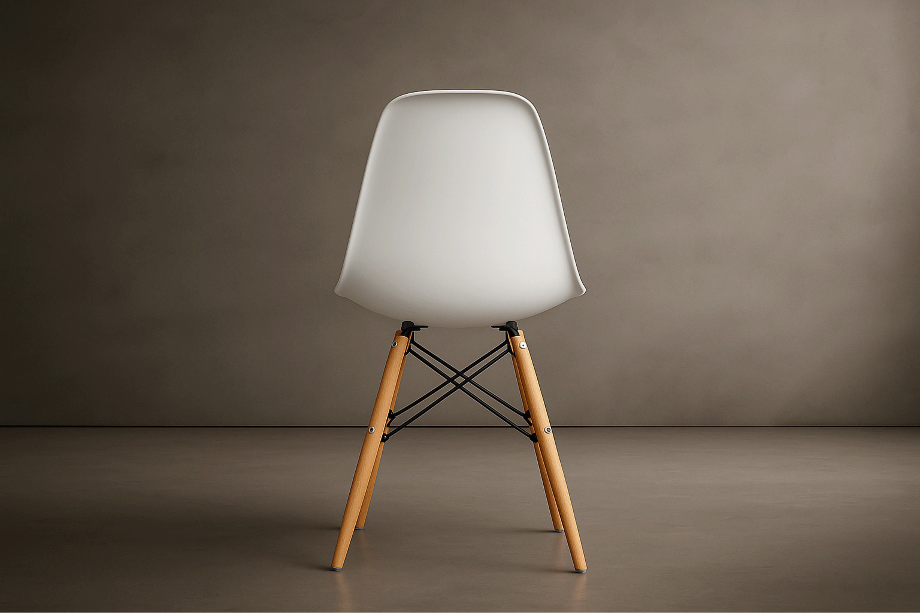 DSW Molded Plastic Side Chair - Set