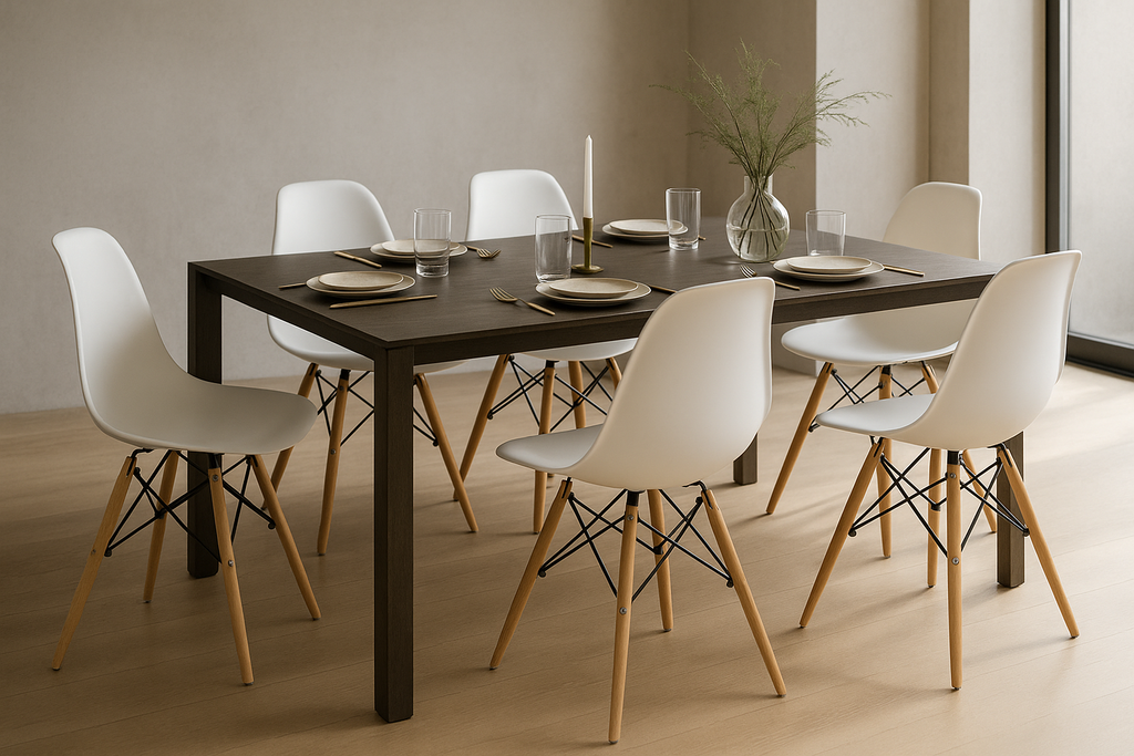 DSW Molded Plastic Side Chair - Set