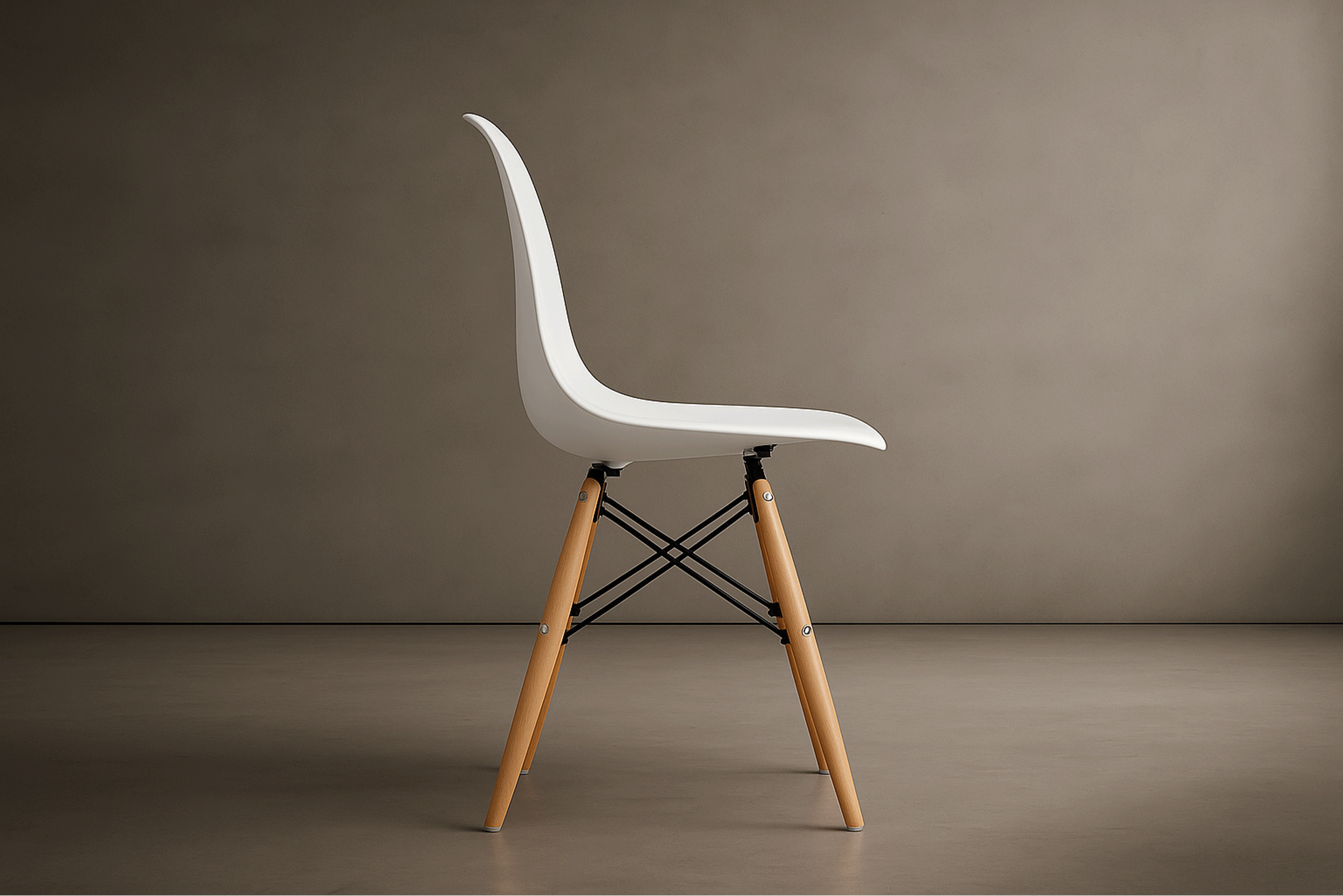 DSW Molded Plastic Side Chair - Set