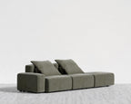 Kaye Open End Sofa L - Large, Corduroy Velvet - Evergreen