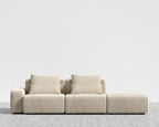 Kaye Open End Sofa L - Large, Corduroy Velvet - Silkstone
