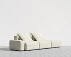 Kaye Open End Sofa L - Large, Essential Cloud Weave - Birch