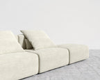 Kaye Open End Sofa L - Large, Essential Cloud Weave - Birch