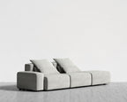 Kaye Open End Sofa L - Large, Essential Cloud Weave - Mist Grey