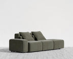 Kaye Open End Sofa S - Standard, Corduroy Velvet - Evergreen