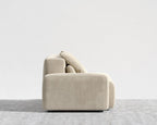 Kaye Open End Sofa S - Standard, Corduroy Velvet - Silkstone