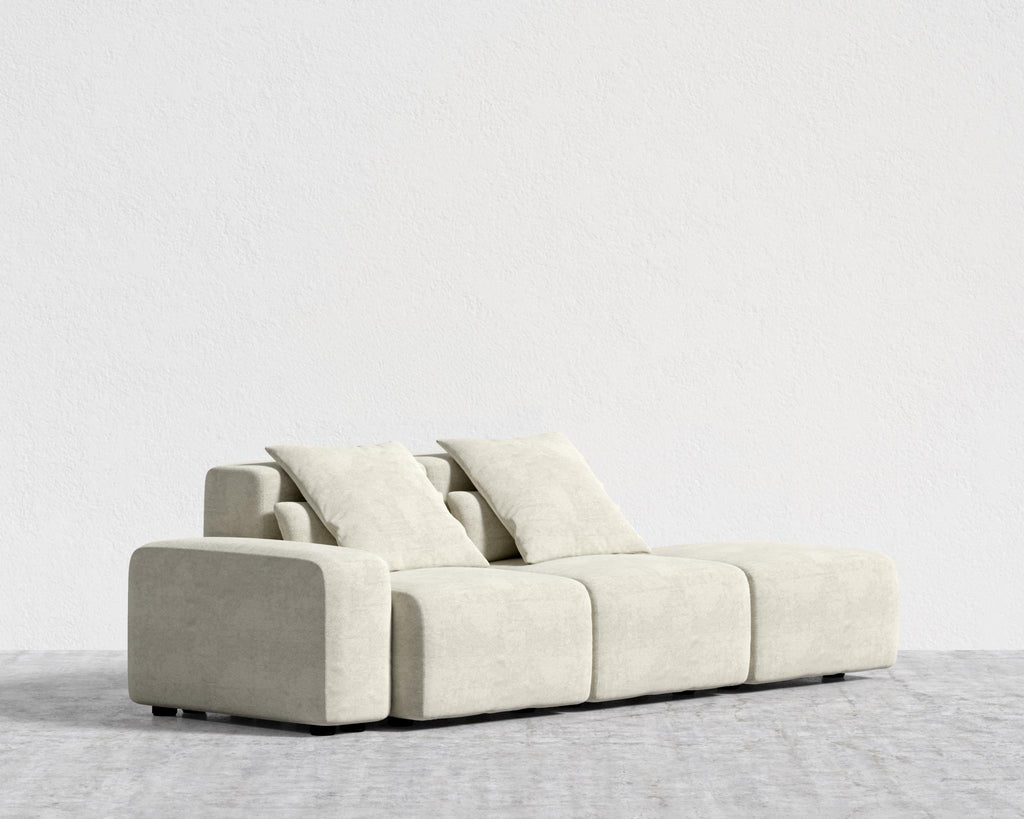 Kaye Open End Sofa S - Standard, Essential Cloud Weave - Birch