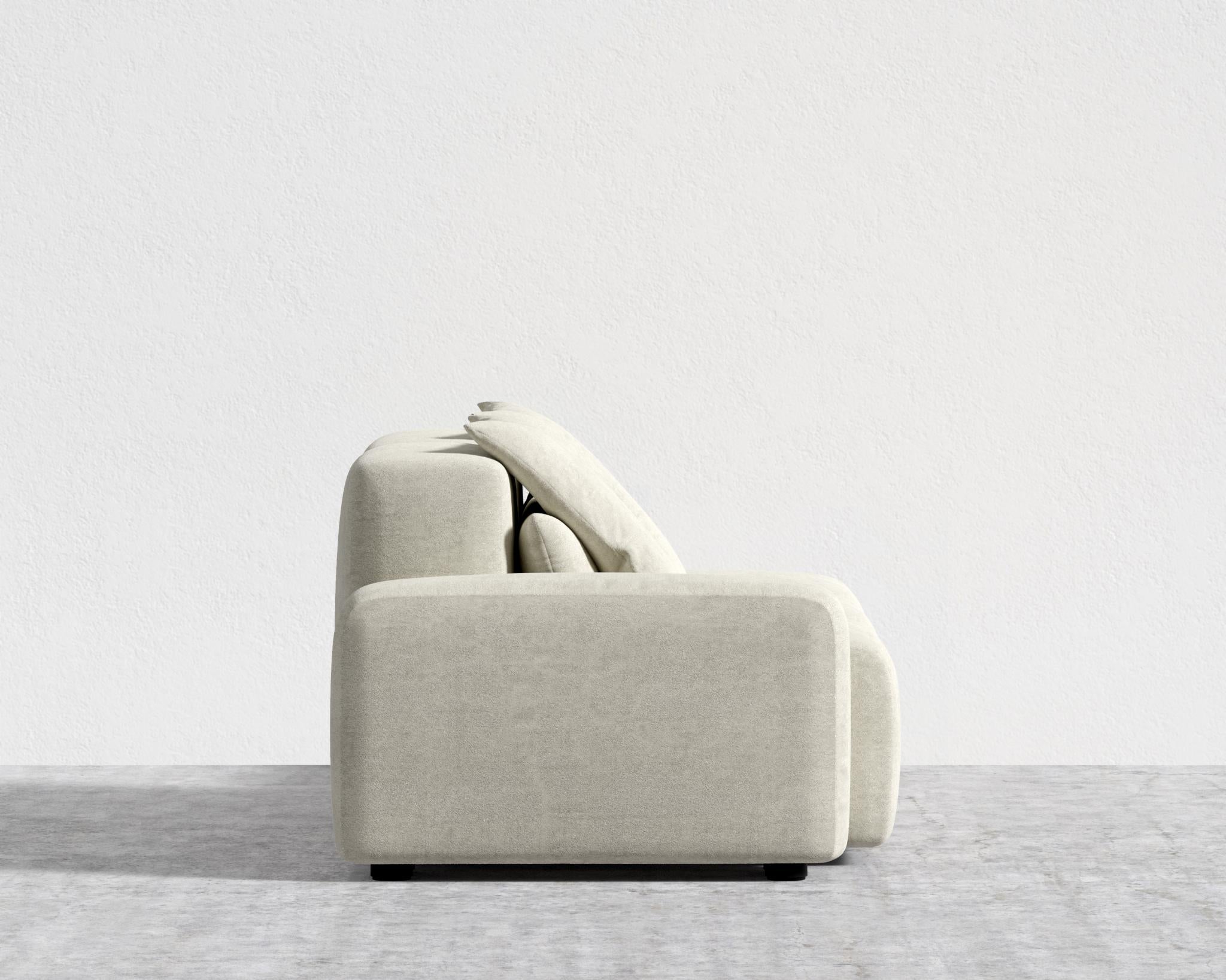 Kaye Open End Sofa S - Standard, Essential Cloud Weave - Birch
