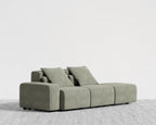 Kaye Open End Sofa S - Standard, Essential Cloud Weave - Eucalyptus