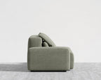 Kaye Open End Sofa S - Standard, Essential Cloud Weave - Eucalyptus