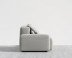 Kaye Open End Sofa S - Standard, Essential Cloud Weave - Mist Grey
