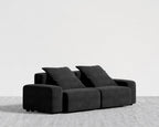 Kaye Sofa L - Large, Essential Cloud Weave - Obsidian