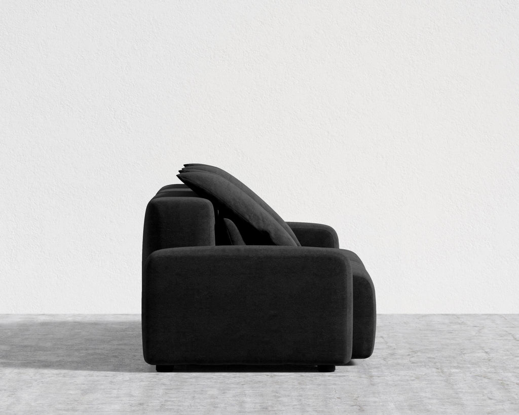 Kaye Sofa L - Large, Essential Cloud Weave - Obsidian