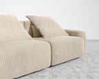 Kaye Sofa L - Large, Corduroy Velvet - Silkstone
