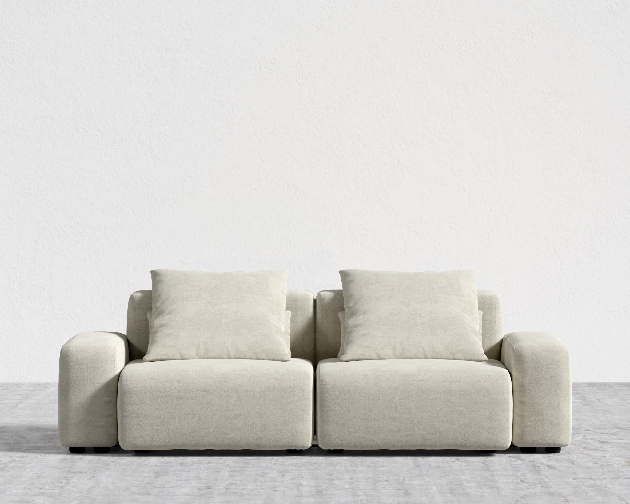 Kaye Sofa L - Large, Essential Cloud Weave - Birch