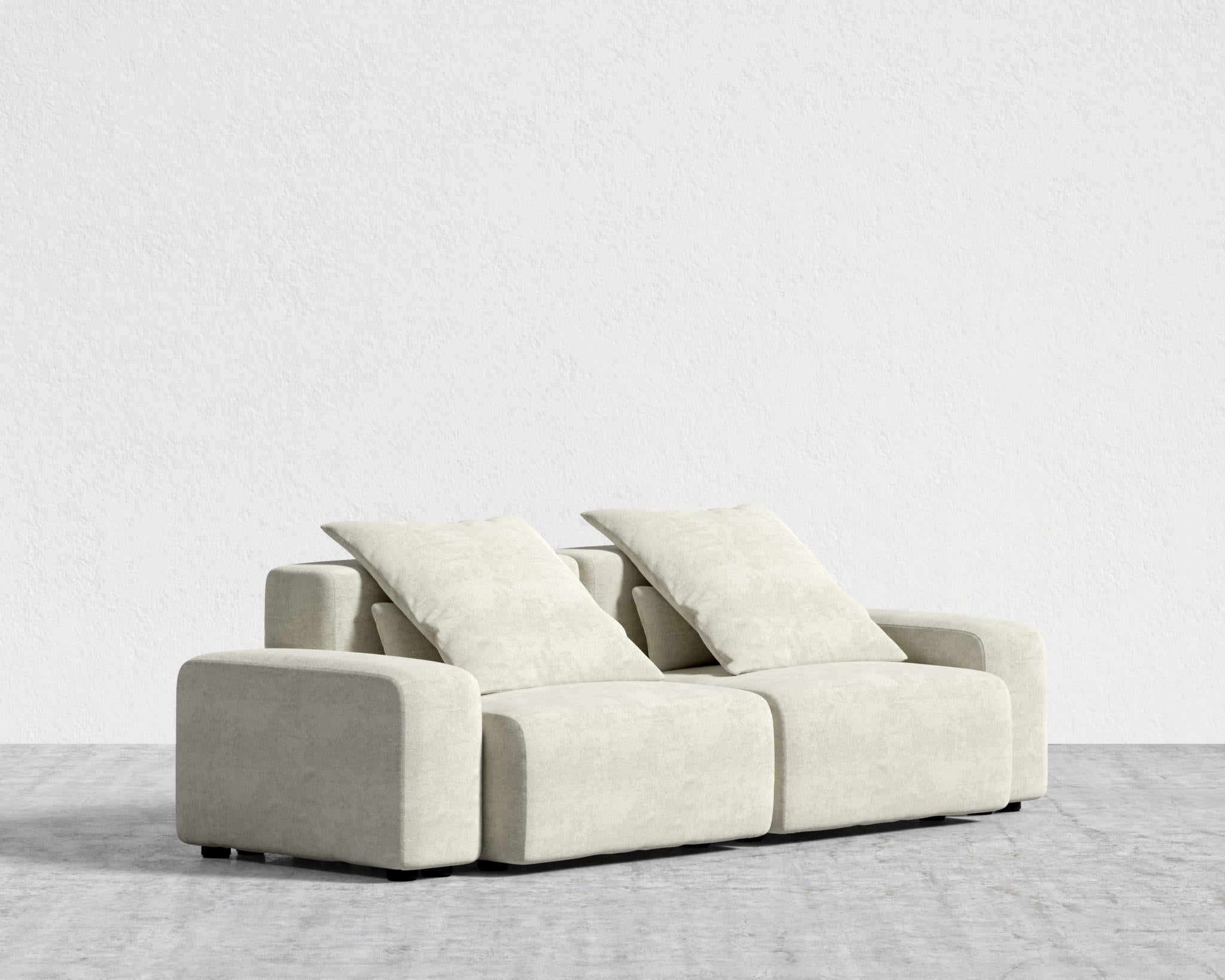 Kaye Sofa L - Large, Essential Cloud Weave - Birch
