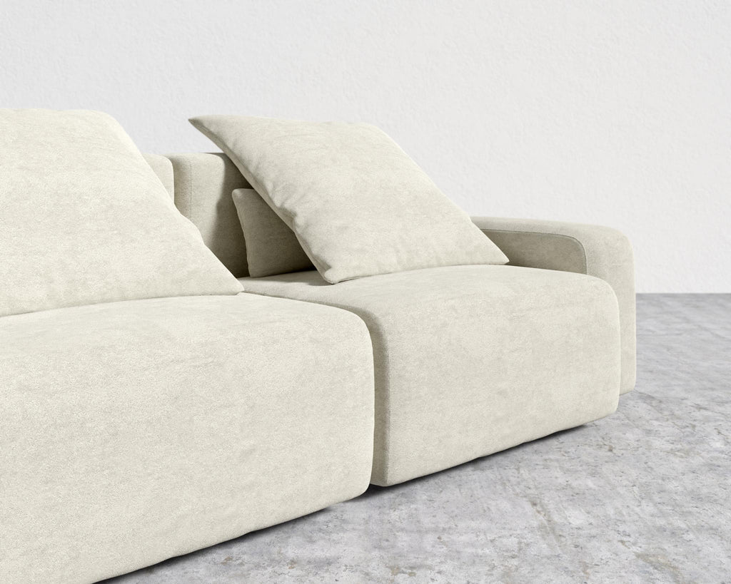 Kaye Sofa L - Large, Essential Cloud Weave - Birch