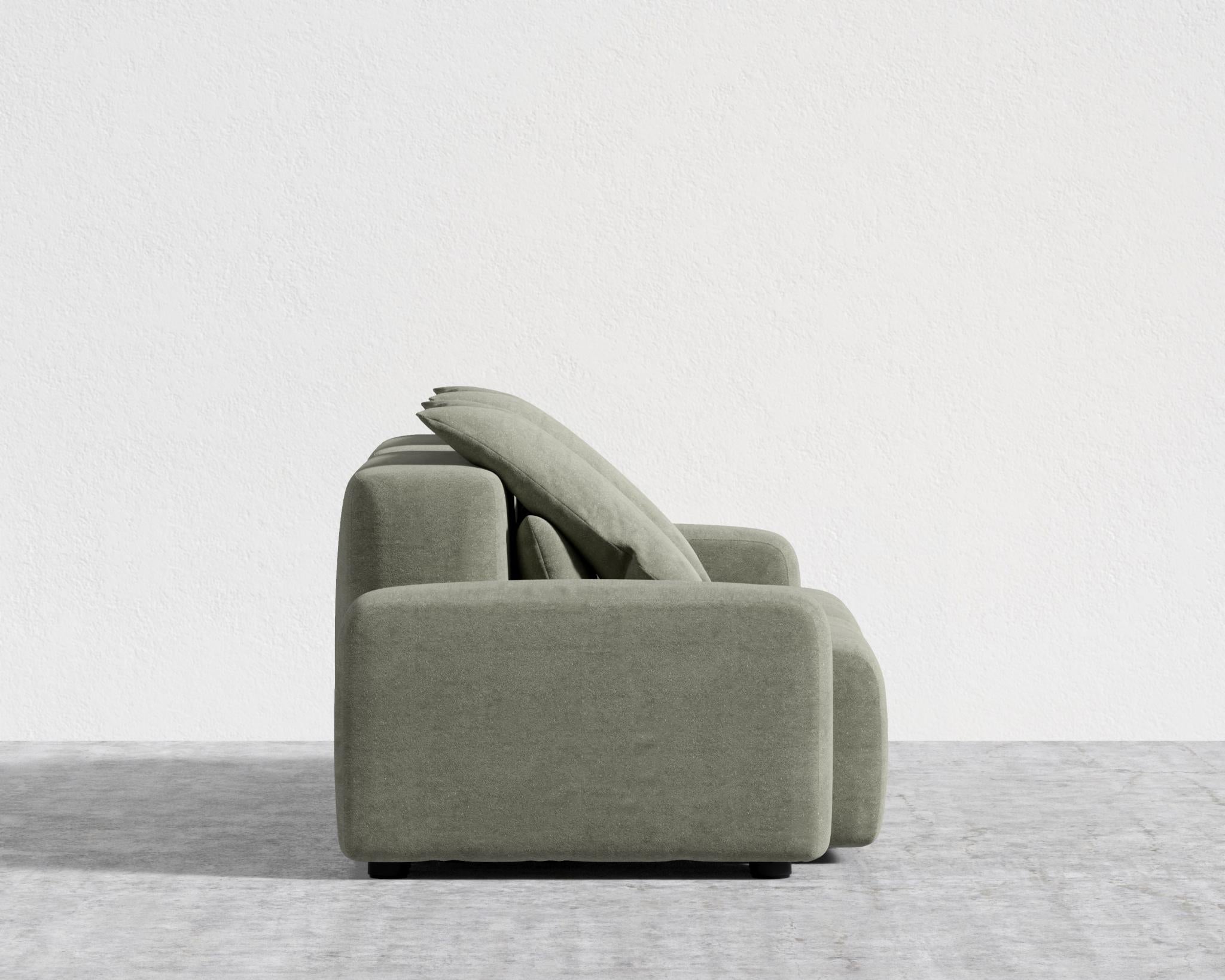 Kaye Sofa L - Large, Essential Cloud Weave - Eucalyptus