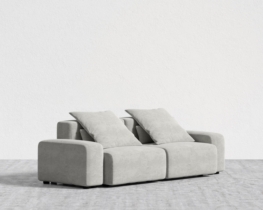 Kaye Sofa L - Large, Essential Cloud Weave - Mist Grey