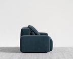 Kaye Sofa S - Standard, Corduroy Velvet - Cadet Blue