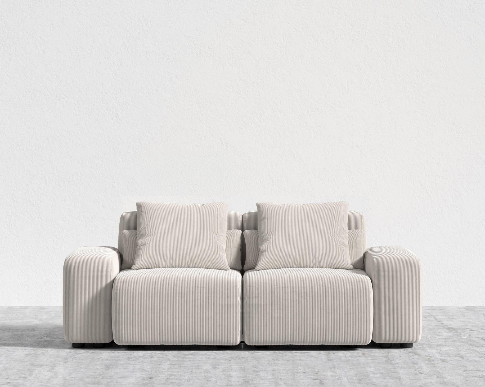 Kaye Sofa S - Standard, Corduroy Velvet - Clay