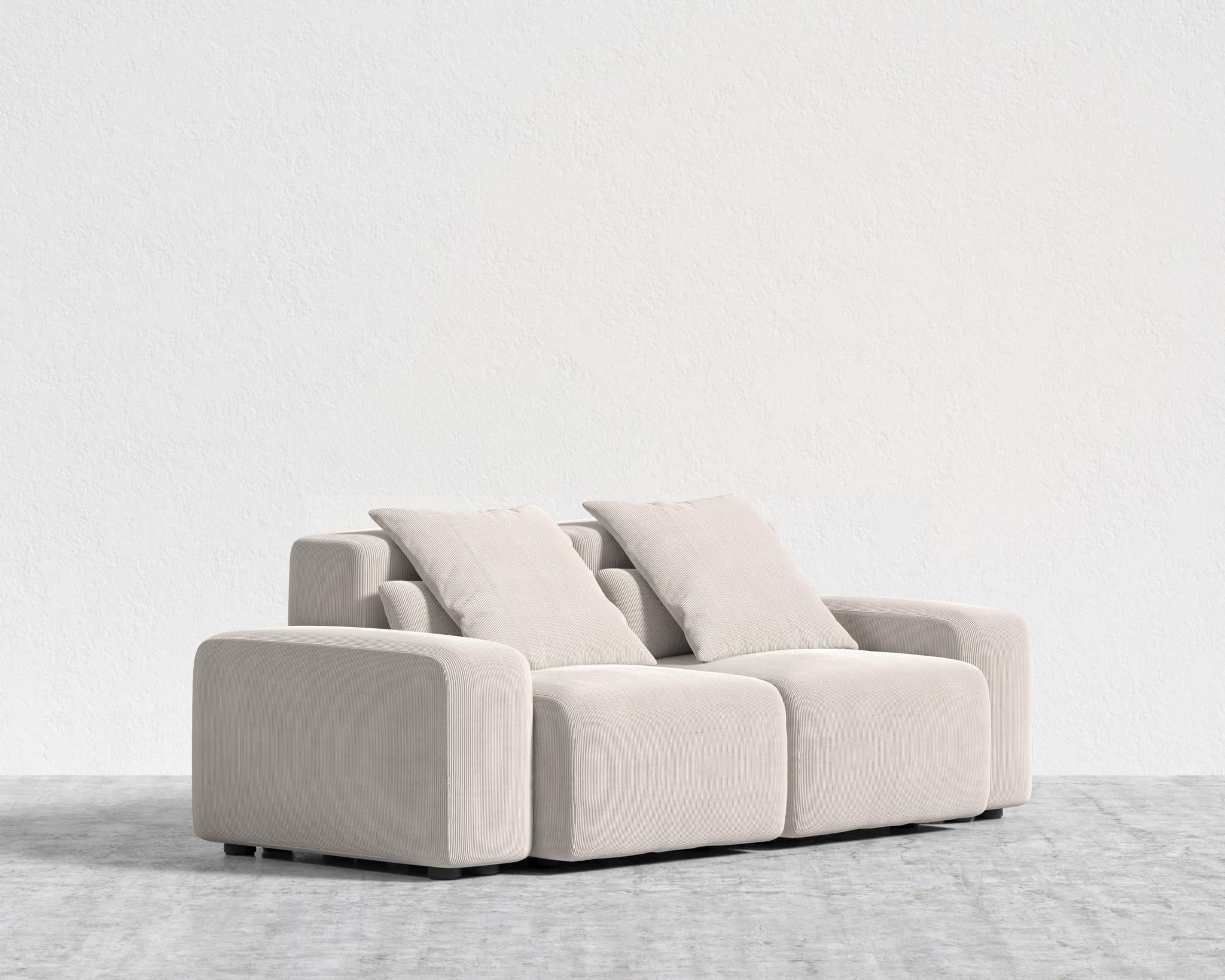 Kaye Sofa S - Standard, Corduroy Velvet - Clay