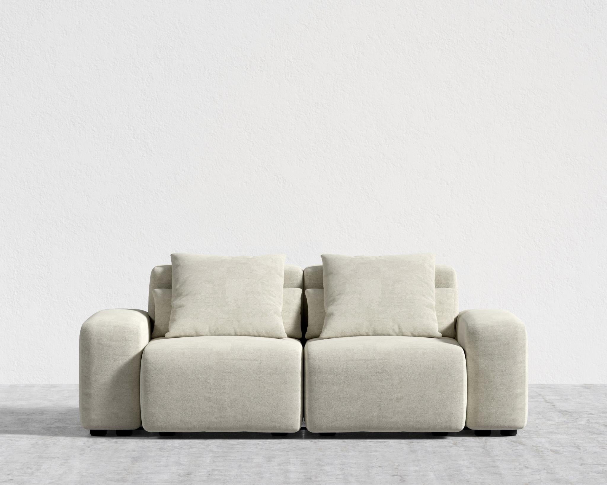 Kaye Sofa S - Standard, Essential Cloud Weave - Birch
